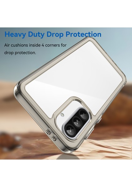 Samsung Galaxy A36 5g Kılıf Tpu+Akrilik Koruyucu Şeffaf Telefon Kılıfı-Şeffaf Gri (Yurt Dışından) modelleri