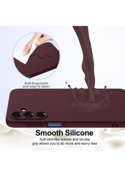 Samsung Galaxy A15 5g/galaxy A15 4g Kılıf Magsafe Anti-Düşme Sıvı Silikon Telefon Kılıfı ile Uyumlu-Şarap Kırmızısı (Yurt Dışından) indirimleri