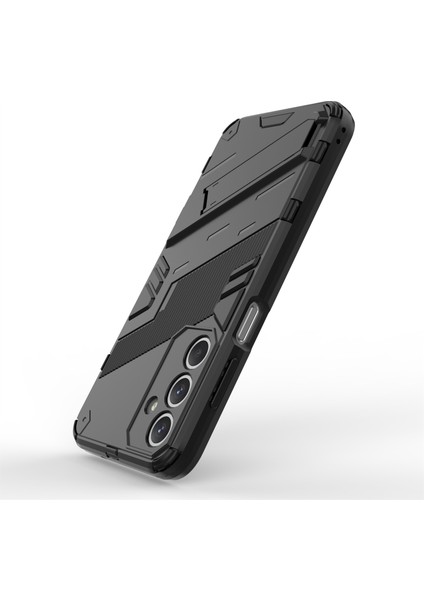 Samsung Galaxy M35 5g Kılıf Pc+Tpu Darbeye Dayanıklı Telefon Kılıfı Kickstand Ile-Siyah (Yurt Dışından) modelleri