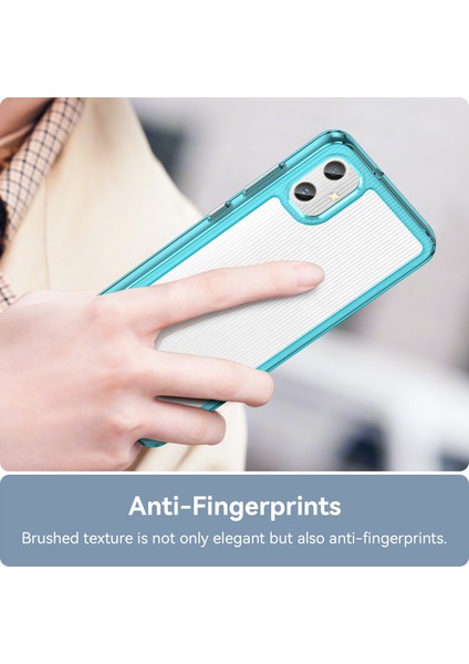 Samsung Galaxy A05 4g Kılıf Çizilmez Tpu+Akrilik Telefon Kılıfı-Şeffaf Mavi (Yurt Dışından) fırsatları