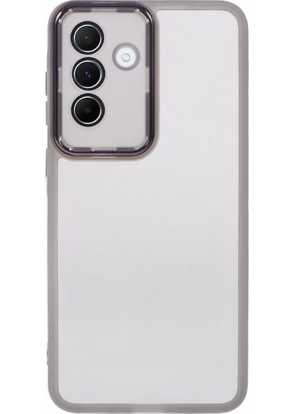 Samsung Galaxy A36 5g Kılıf Elektrokaplama Kamera Çerçevesi Tpu Telefon Kılıfı-Şeffaf Siyah (Yurt Dışından)