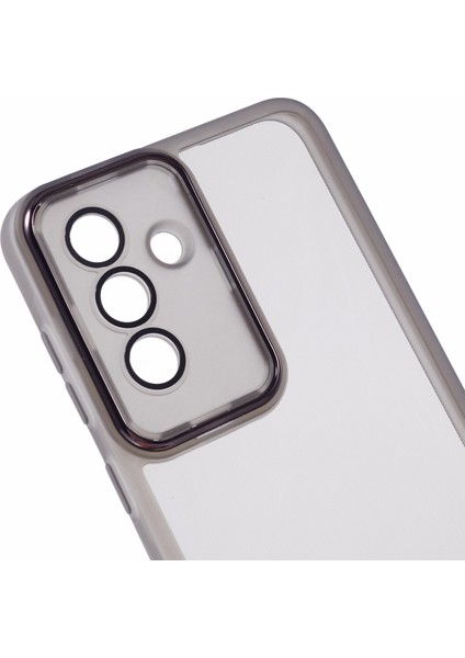 Samsung Galaxy A36 5g Kılıf Elektrokaplama Kamera Çerçevesi Tpu Telefon Kılıfı-Şeffaf Siyah (Yurt Dışından) indirimleri