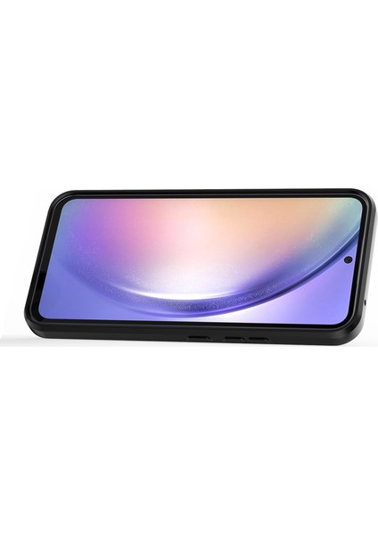 Samsung Galaxy A54 5g Pc+Tpu Telefon Kılıfı Için Arka Kabuk Kayar Lens Koruma Kılıfı Kickstand Ile-Gri (Yurt Dışından) fırsatları