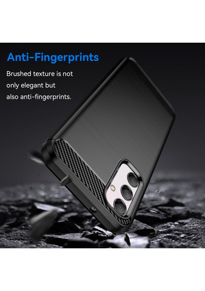 Samsung Galaxy M14 5g Için Karbon Fiber Dokulu Telefon Kılıfı,düşmeye Karşı Fırçalanmış Tpu Kapak-Siyah (Yurt Dışından) fırsatları