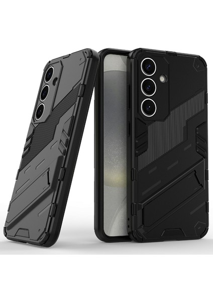 Samsung Galaxy A26 5g Kılıf Pc+Tpu Darbeye Dayanıklı Telefon Kılıfı Kickstand Ile-Siyah (Yurt Dışından) modelleri