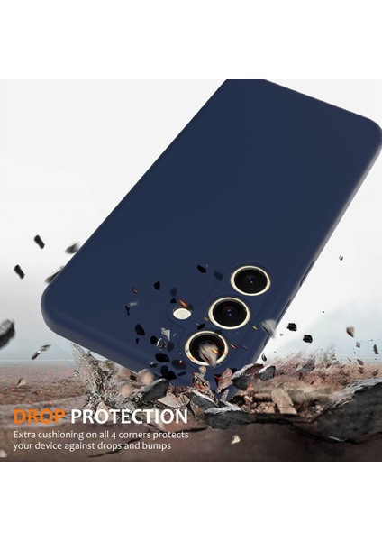 Samsung Galaxy S24 Fe Kılıfı Magsafe Anti-Düşme Sıvı Silikon Telefon Kılıfı ile Uyumlu-Koyu Mavi (Yurt Dışından) fiyatları