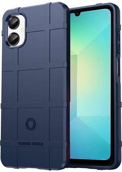 Samsung Galaxy A06 5g Kılıf Izgara Tasarım Yumuşak Tpu Çizilmeye Dayanıklı Telefon Kılıfı-Mavi (Yurt Dışından)