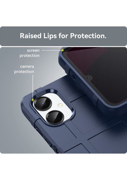 Samsung Galaxy A06 5g Kılıf Izgara Tasarım Yumuşak Tpu Çizilmeye Dayanıklı Telefon Kılıfı-Mavi (Yurt Dışından) indirimleri