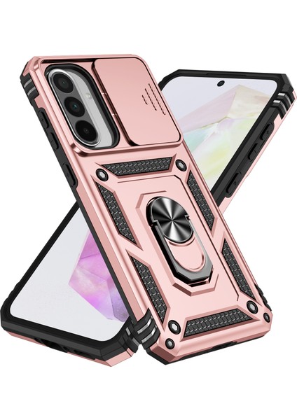 Samsung Galaxy A36 5G/A56 5g Kılıf Pc+Tpu Telefon Kılıfı Lens Korumalı Destekli-Rose Goldı (Yurt Dışından) fiyatları
