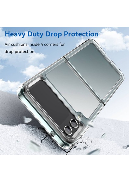 Tpu+Akrilik Hibrit Kılıflar, Samsung Galaxy Z Flip4 5g Darbeye Dayanıklı Cep Telefonu Koruyucu Kılıf Kapağı-Şeffaf (Yurt Dışından) fırsatları