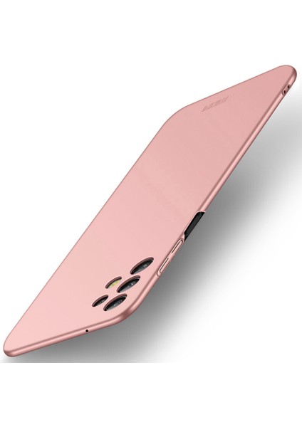 Mofı Jk Pc ​​serisi-1 Kalkan Telefon Pc Arka Kapak Samsung Galaxy A32 5G/M32 5g, Kayışlı Mat Yüzey Cep Telefonu Koruyucu Kılıf-Gül Altını (Yurt Dışından)