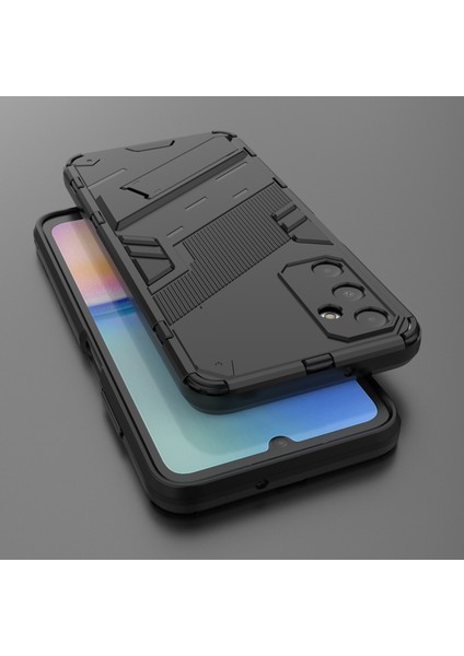 Samsung Galaxy A05S 4g Kılıf Çizilmez Pc+Tpu Telefon Kılıfı Kickstand Ile-Siyah (Yurt Dışından) fırsatları