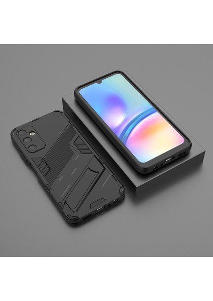 Samsung Galaxy A05S 4g Kılıf Çizilmez Pc+Tpu Telefon Kılıfı Kickstand Ile-Siyah (Yurt Dışından) indirimleri