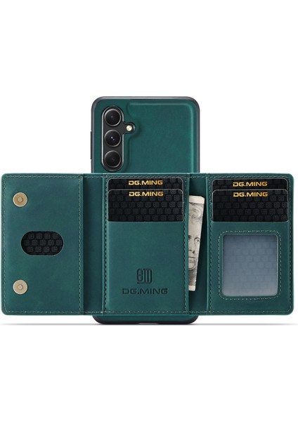 Dg.mıng M2 Serisi Samsung Galaxy A15 4g/5g Kılıf Çıkarılabilir 2'si 1 Arada Cüzdan Telefon Deri Arka Kapak-Yeşil (Yurt Dışından) fiyatları