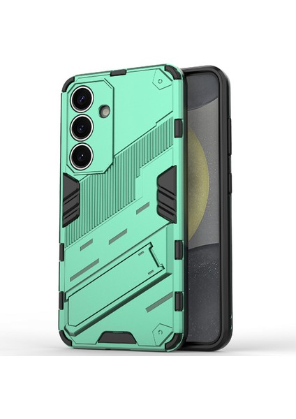 Samsung Galaxy A26 5g Kılıf Pc+Tpu Darbeye Dayanıklı Telefon Kılıfı Kickstand Ile-Yeşil (Yurt Dışından)