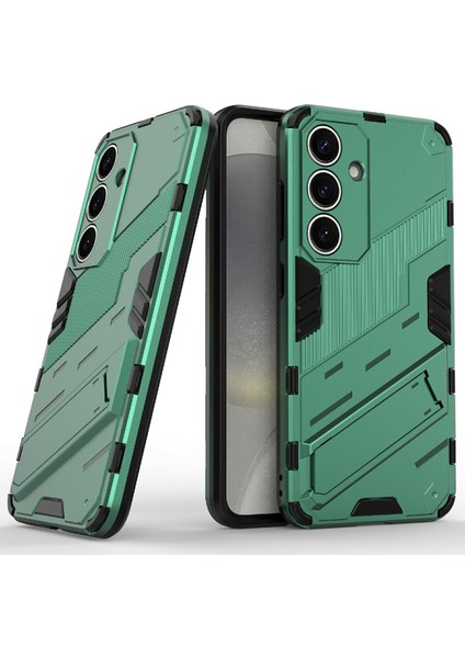 Samsung Galaxy A26 5g Kılıf Pc+Tpu Darbeye Dayanıklı Telefon Kılıfı Kickstand Ile-Yeşil (Yurt Dışından) modelleri