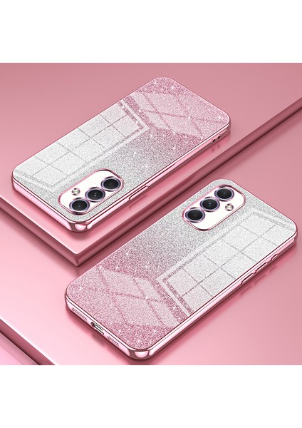 Samsung Galaxy A54 5g Kılıf Degrade Parıltılı Tpu Telefon Arka Kapağı (Hassas Kesim)-Pembe (Yurt Dışından) fiyatları
