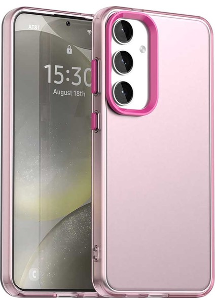 Samsung Galaxy S25+/S24+KILIF Pc+Tpu+Pet Mat Düşmeye Karşı Dayanıklı Telefon Arka Kapağı-Kırmızı (Yurt Dışından)