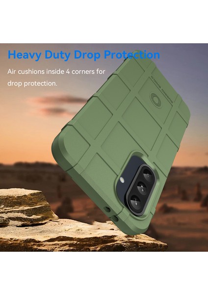 Samsung Galaxy A56 5G/A36 5g Kılıf Izgara Tasarım Yumuşak Tpu Çizilmeye Dayanıklı Telefon Kılıfı-Yeşil (Yurt Dışından) fiyatları