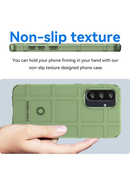 Samsung Galaxy A56 5G/A36 5g Kılıf Izgara Tasarım Yumuşak Tpu Çizilmeye Dayanıklı Telefon Kılıfı-Yeşil (Yurt Dışından) indirimleri