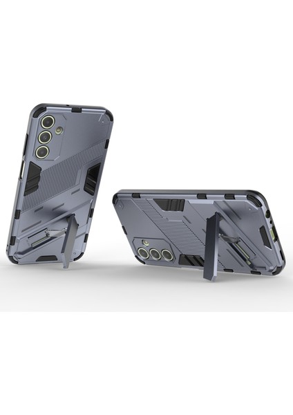 Samsung Galaxy A15 4g Kılıf Çizilmeye Dayanıklı Pc+Tpu Ayaklı Akıllı Telefon Kılıfı-Gri (Yurt Dışından) fiyatları