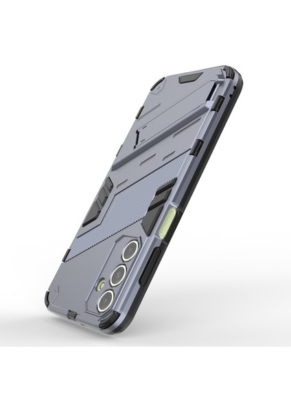 Samsung Galaxy A15 4g Kılıf Çizilmeye Dayanıklı Pc+Tpu Ayaklı Akıllı Telefon Kılıfı-Gri (Yurt Dışından) modelleri