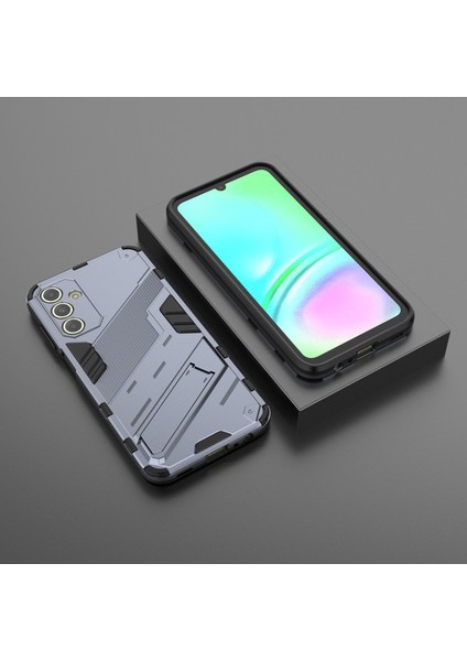Samsung Galaxy A15 4g Kılıf Çizilmeye Dayanıklı Pc+Tpu Ayaklı Akıllı Telefon Kılıfı-Gri (Yurt Dışından) indirimleri