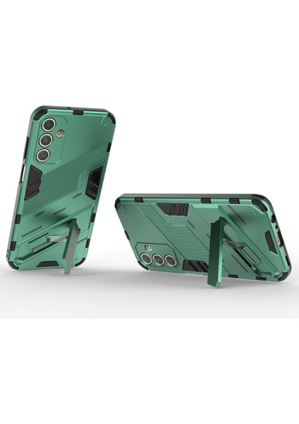 Samsung Galaxy A15 4g Kılıf Çizilmeye Dayanıklı Pc+Tpu Kickstand Akıllı Telefon Kılıfı-Yeşil (Yurt Dışından) fiyatları