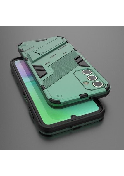 Samsung Galaxy A15 4g Kılıf Çizilmeye Dayanıklı Pc+Tpu Kickstand Akıllı Telefon Kılıfı-Yeşil (Yurt Dışından) fırsatları