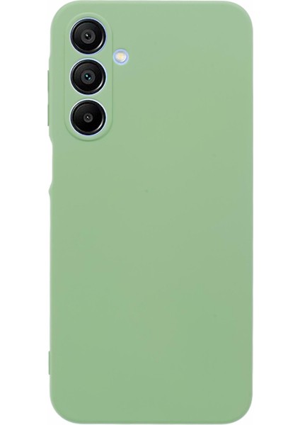 Samsung Galaxy A16 5G/A16 4g Kılıf Tpu Arka Yumuşak Çizilmez Fiber Astar Telefon Kılıfı-Matcha Yeşili (Yurt Dışından)