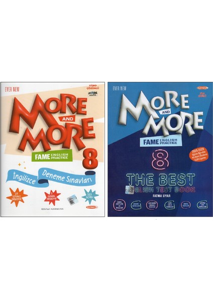 Kurmay Elt 8. Sınıf More More Fame The Best English Test Book+Ingilizce Deneme Sınavları (Selfi Test) (2 Kitap)