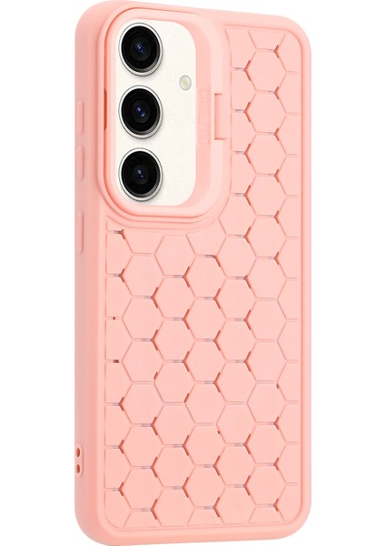 Samsung Galaxy A24 4g (162,1 x 77,6 x 8,3 Mm) Kılıf Isı Dağıtıcı Destekli Telefon Tpu Kılıfı-Pembe (Yurt Dışından)