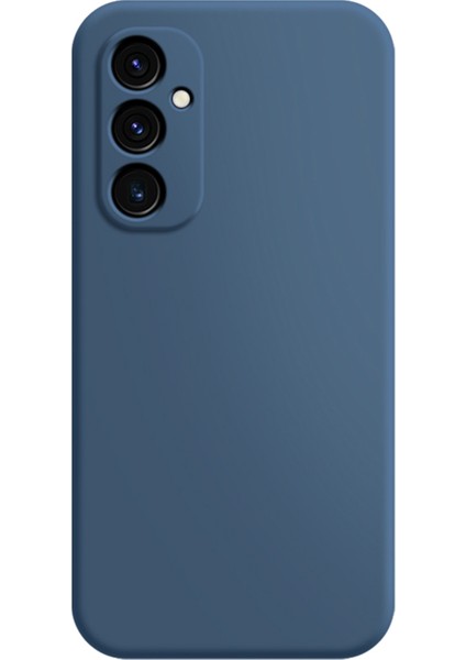 Samsung Galaxy A15 5g Düz Kenar Kılıf Esnek Tpu Ka Telefon Kılıfı-Koyu Mavi (Yurt Dışından)