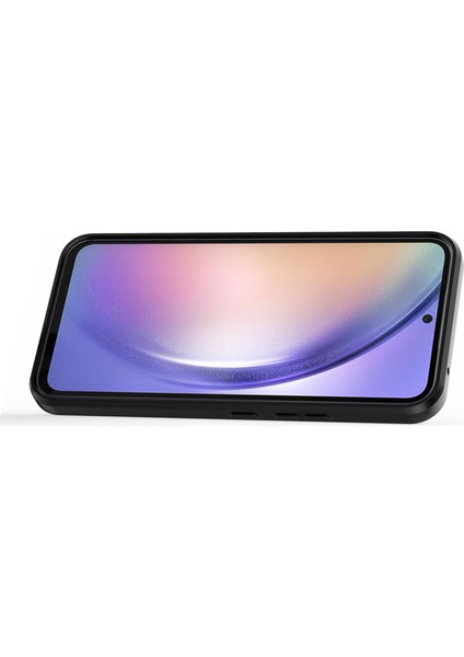 Samsung Galaxy A54 5g Pc+Tpu Telefon Kılıfı Için Arka Kabuk Kayar Lens Koruma Kılıfı Kickstand Ile-Mor (Yurt Dışından) indirimleri