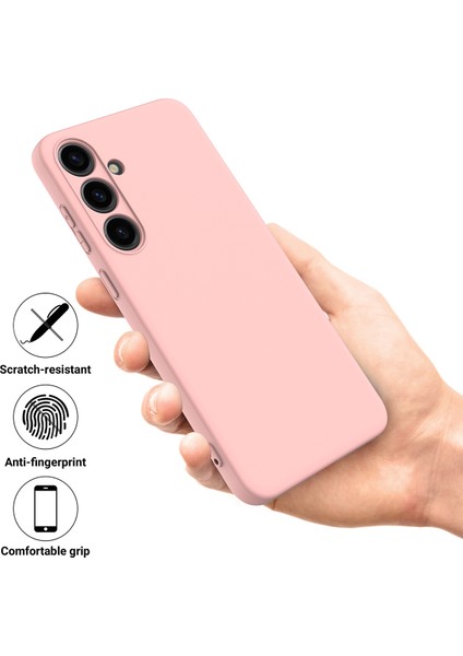 Samsung Galaxy S24 Kılıf Slim-Fit Yumuşak Astar Sıvı Silikon Telefon Kabuğu-Pembe (Yurt Dışından) indirimleri