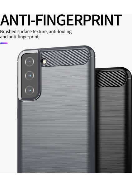 1.8mm Ultra Ince Yumuşak Tpu Kılıf Isı Dağılımı Karbon Fiber Doku Telefon Kılıfı Fırçalanmış Yüzeyli Samsung Galaxy S21+5G-MAVI (Yurt Dışından) indirimleri