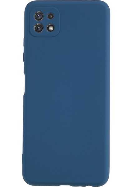 Samsung Galaxy A22 5g (Ab Sürümü)Fiber Astarlı Ka Tpu Kapak Düşmeye Dayanıklı Telefon Kılıfı-Safir (Yurt Dışından)