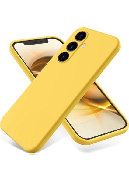 Samsung Galaxy M14 4g Kılıf Sıvı Silikon Telefon Arka Kapağı El Kayışı Ile-Sarı (Yurt Dışından)