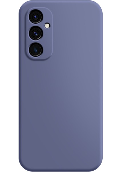 Samsung Galaxy A15 5g Düz Kenar Kılıf Esnek Tpu Ka Telefon Kılıfı-Gri Mavi (Yurt Dışından)