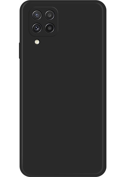 Samsung Galaxy A22 4g (Ab Sürümü) Için Cep Telefonu Arka Kapağı, Mikrofiber Astarlı Düz ​​kenarlı Ka Esnek Tpu Telefon Kılıfı-Siyah (Yurt Dışından)