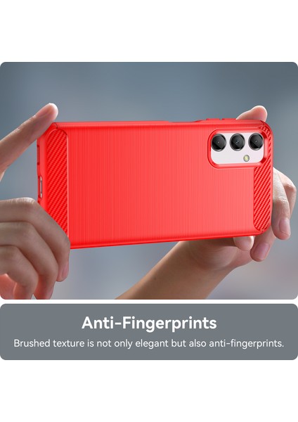 Samsung Galaxy M14 5g Için Karbon Fiber Dokulu Telefon Kılıfı,düşmeye Karşı Fırçalanmış Tpu Kapak-Kırmızı (Yurt Dışından) indirimleri