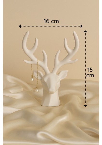 Geyik Figürlü Dekoratif Takı Standı & Duvar Süsü – Minimalist & Zarif Tasarım modelleri