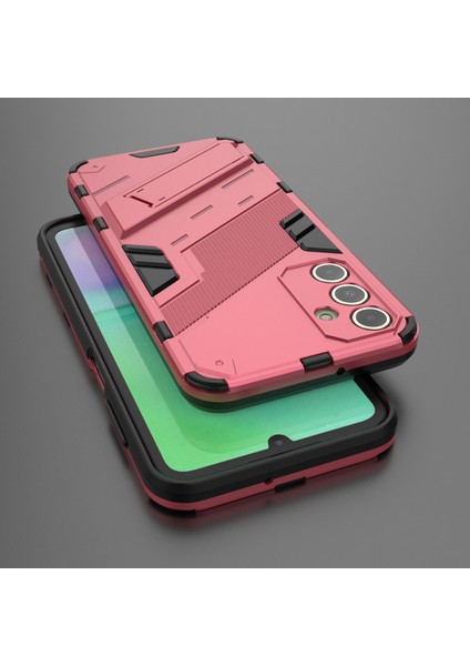 Samsung Galaxy A15 4g Kılıf Çizilmeye Dayanıklı Pc+Tpu Kickstand Akıllı Telefon Kılıfı-Gül (Yurt Dışından) fırsatları