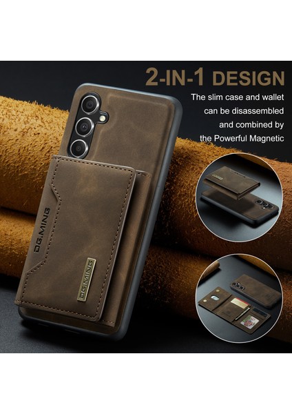 Dg.mıng M2 Serisi Samsung Galaxy A15 4g/5g Kılıf Çıkarılabilir 2'si 1 Arada Cüzdan Telefon Deri Arka Kapak-Kahve (Yurt Dışından) indirimleri