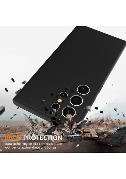 Samsung Galaxy S24 Ultra Kılıf Magsafe Anti-Düşme Sıvı Silikon Telefon Kılıfı ile Uyumlu-Siyah (Yurt Dışından) fiyatları