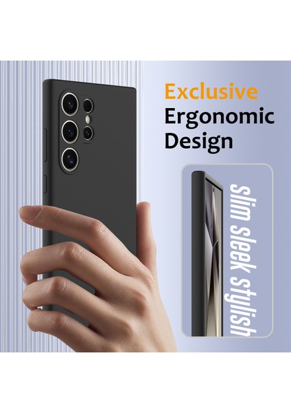 Samsung Galaxy S24 Ultra Kılıf Magsafe Anti-Düşme Sıvı Silikon Telefon Kılıfı ile Uyumlu-Siyah (Yurt Dışından) fırsatları