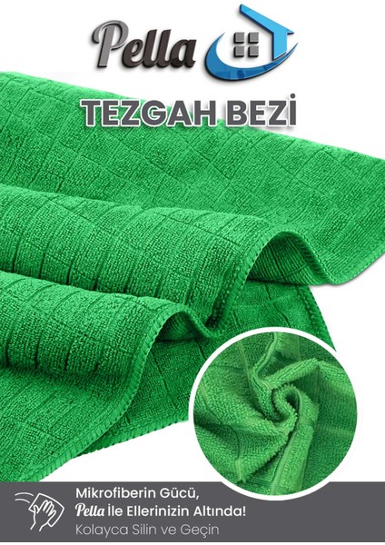 Tezgah Bezi Ithal 40X40CM Yeşil Yüksek Su Emici Sıkılması En Kolay modelleri