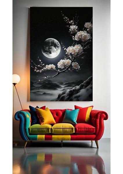 Soyut Sanatsal Çicek Xv Ev Duvar Salon Güzellik Salonu Ofis Dükkan Dekarasyon Kanvas Tablo