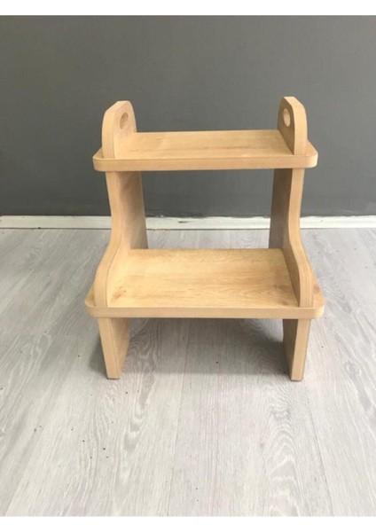 Ahşap MDF Basamak Tabure – Çocuk ve Bebekler için Banyo, WC ve Lavabo Kullanımına Uygun Dayanıklı Tasarım fırsatları
