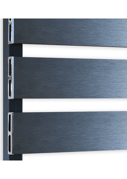 Benoit Plus Alüminyum Dekoratif Havlupan 500x710mm 5 Dilim Siyah Eloksal | 467W fırsatları